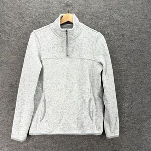 Thread & Supply Jacket Women M Medium Gray Zipper Long Sleeve Lined Pockets